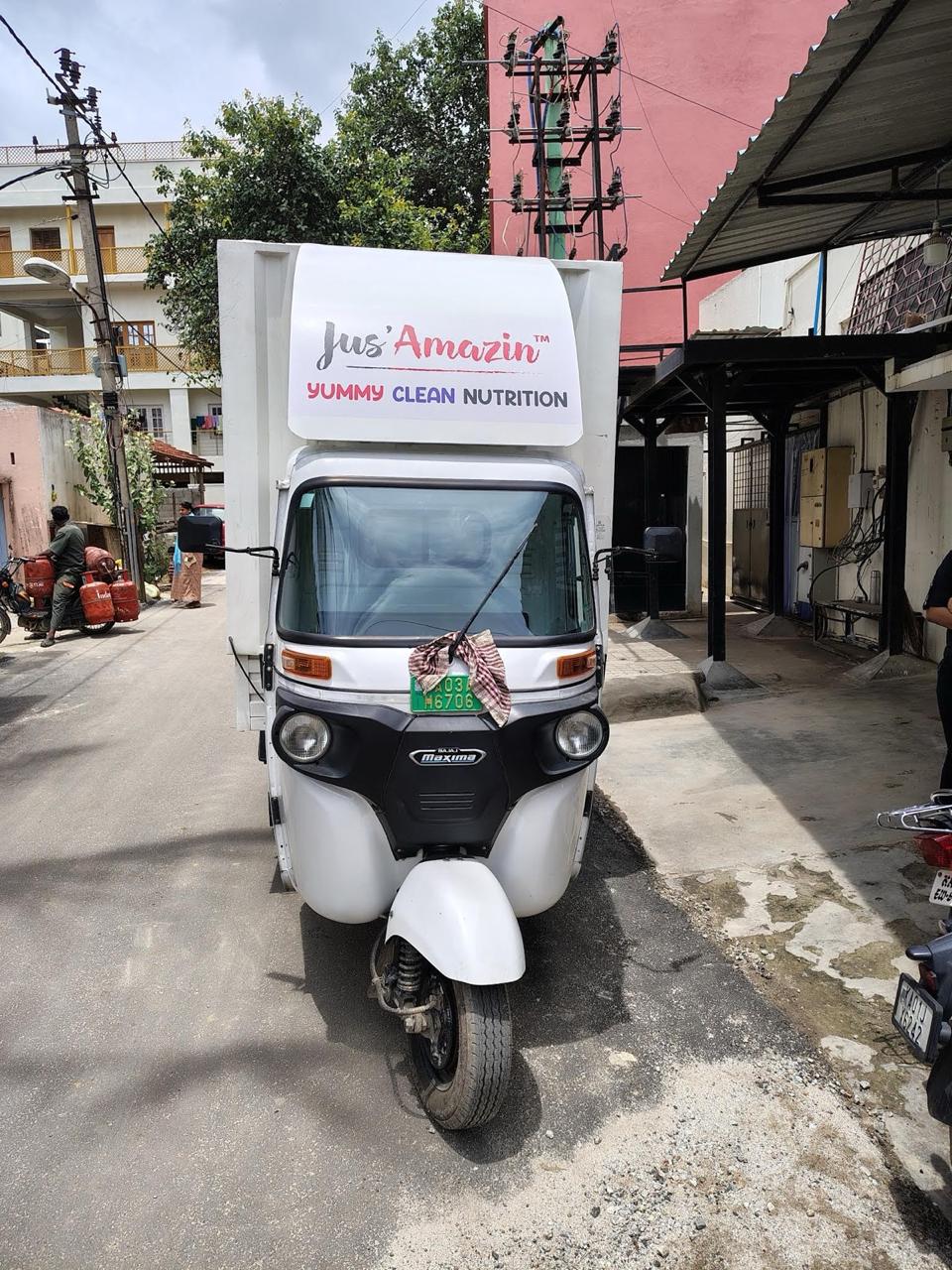 Jus Amazin Branded Delivery Vehicle