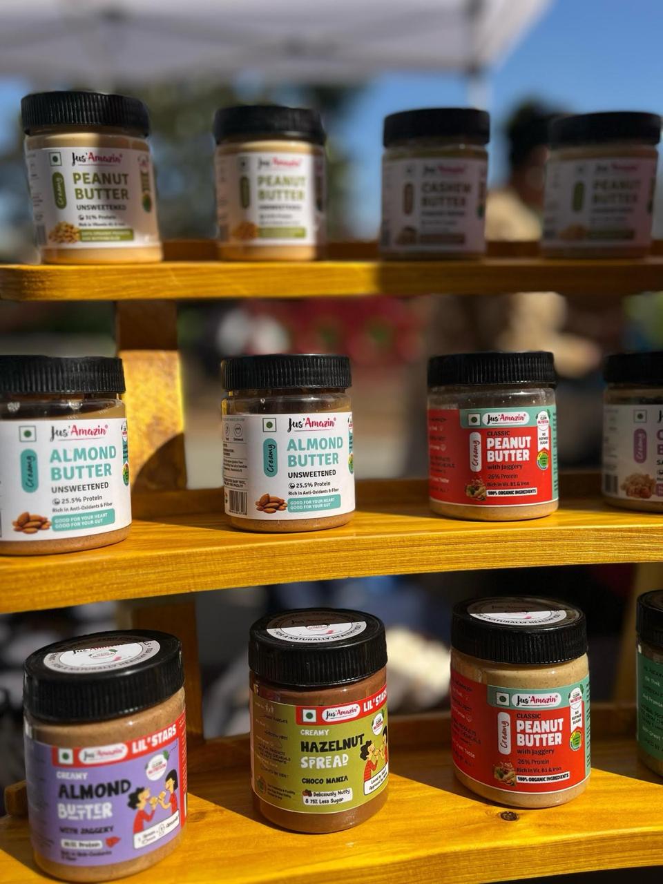 Product Jar Display on Retail Shelves