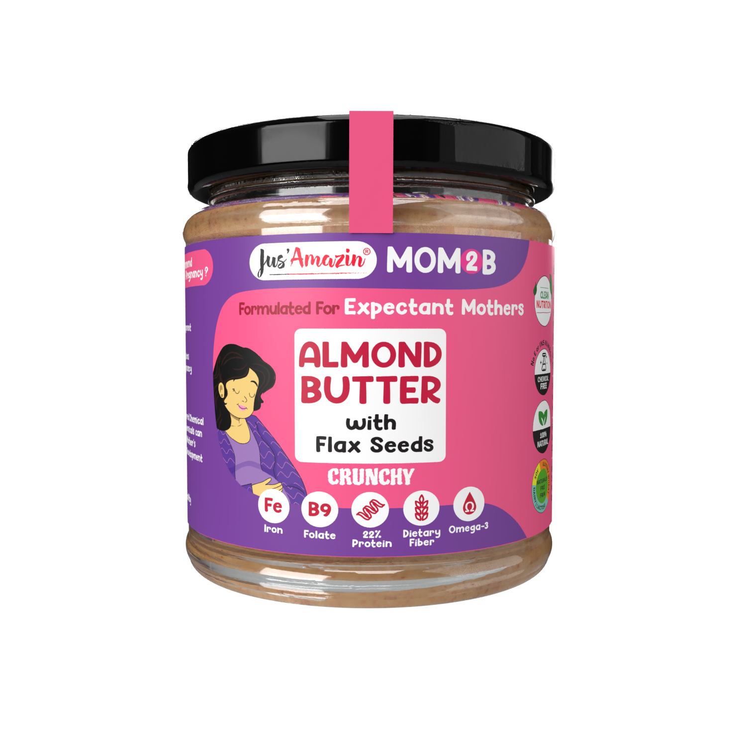 Mom2B Almond & Seed Butter (200g)